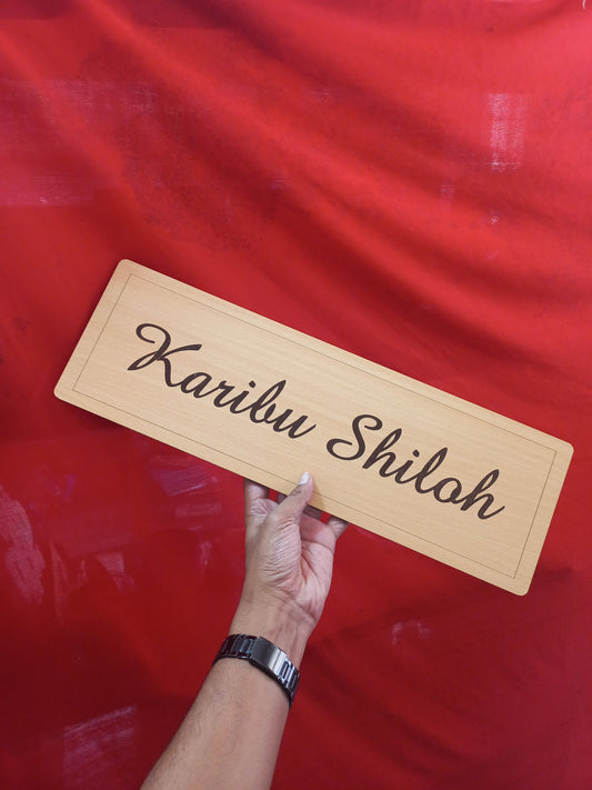 Office Door Nameplate