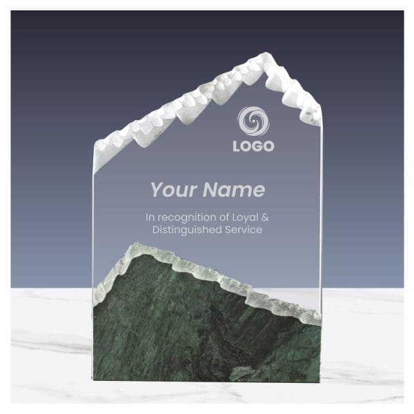 CR-38 Hilly Crystal Marble Award Trophy