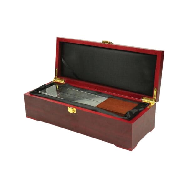 CR-59 Cuboid Wooden Base Crystal Award Trophy