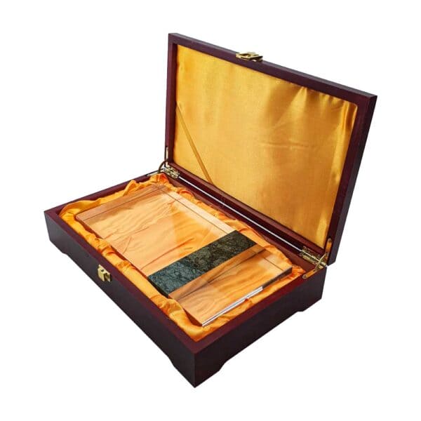 CR-49 Rectangular Crystal Marble Award Trophy