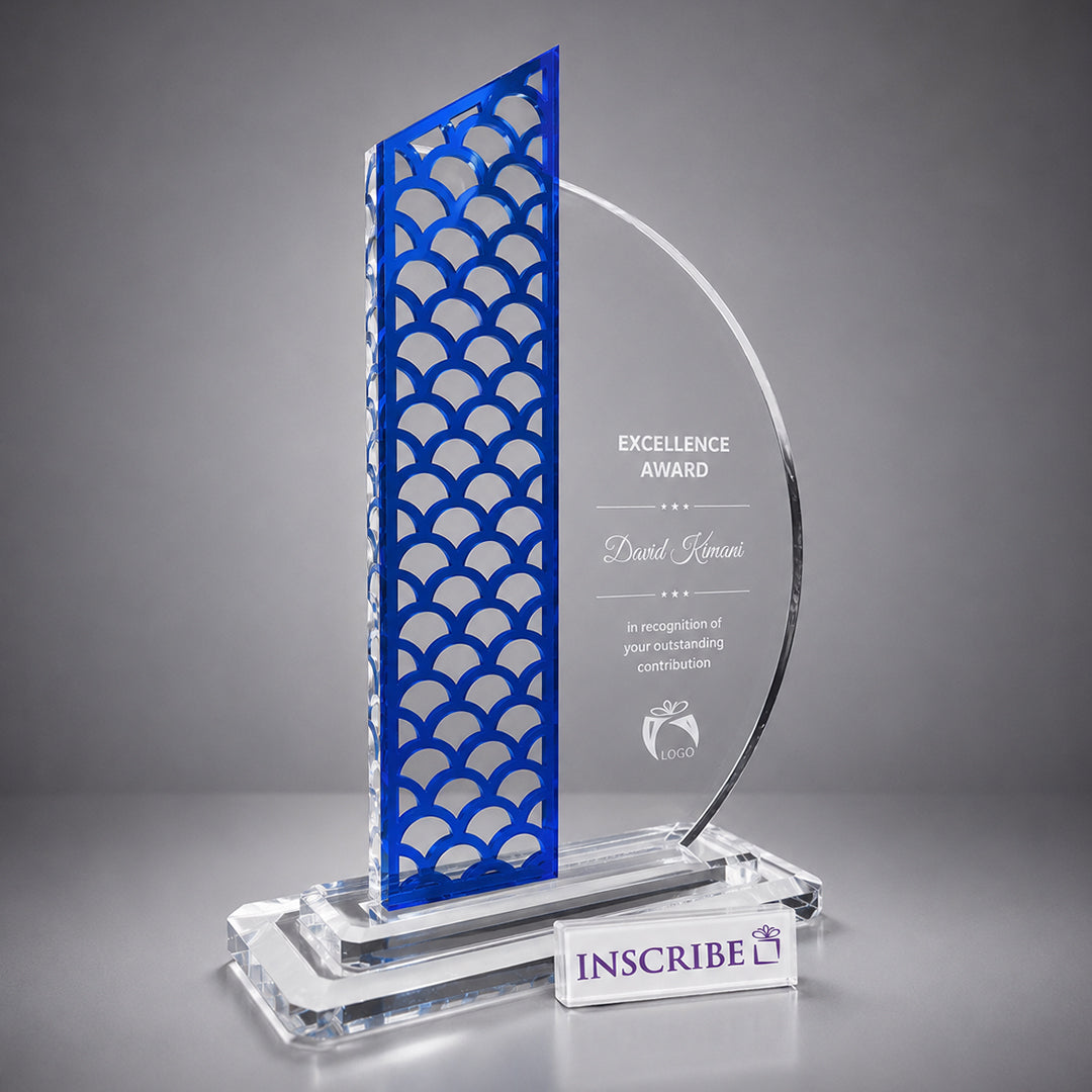 Premium Crystal Clear Acrylic Excellence Award
