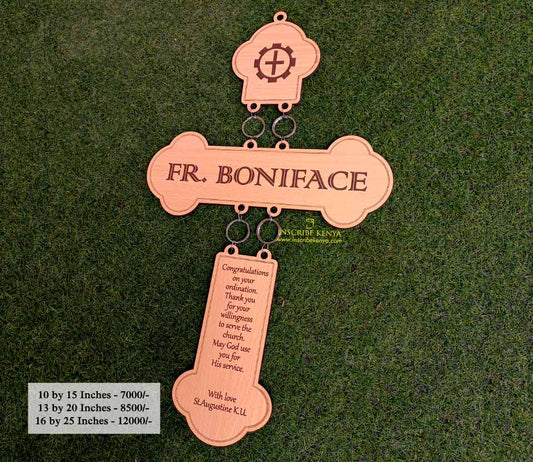 Wooden Cross Wallhang