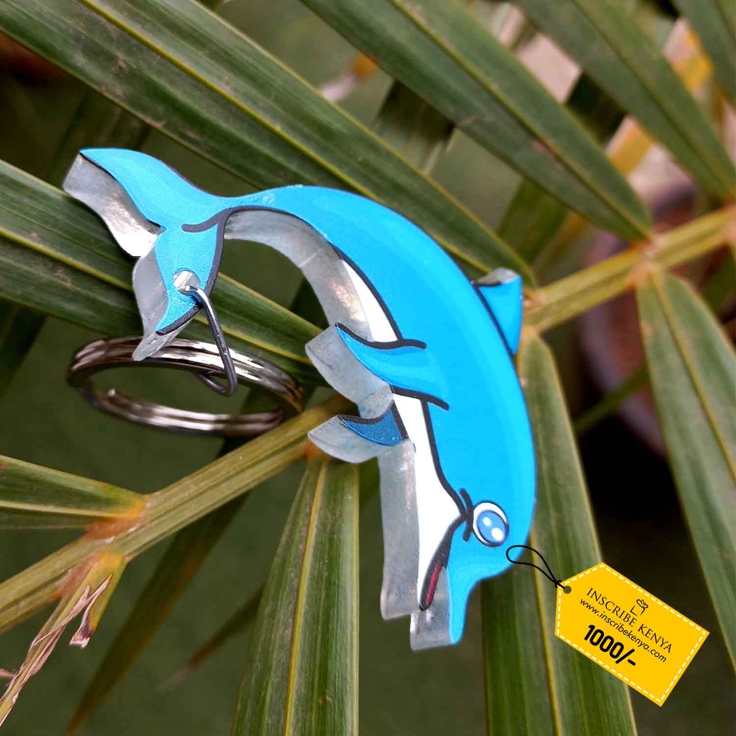 Dolphine shaped keychain