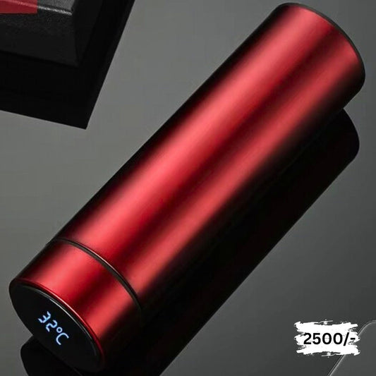 Metallic Thermal bottle inscribed