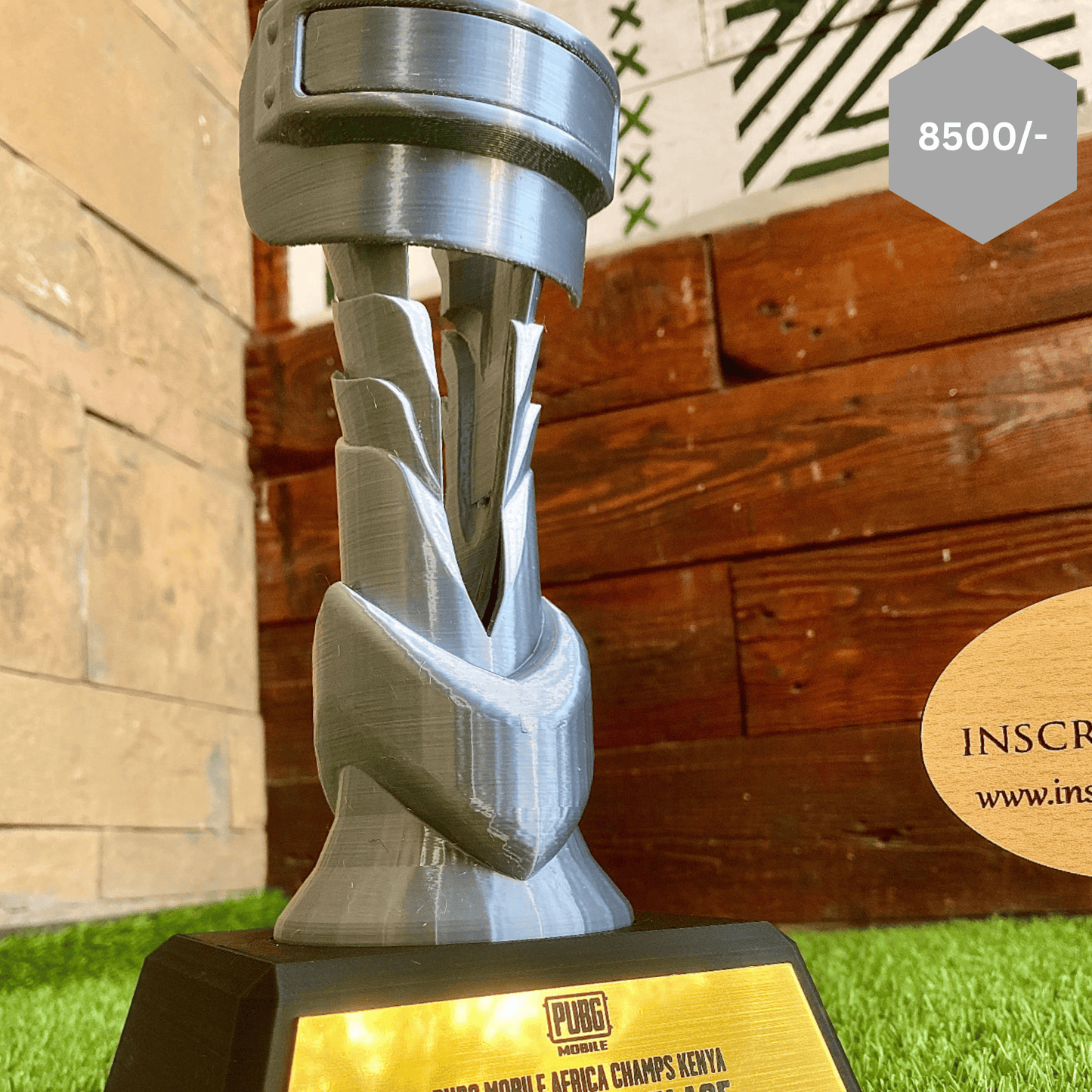 Pub G silver PLA Trophy
