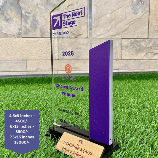 Tria Top Acrylic Award.