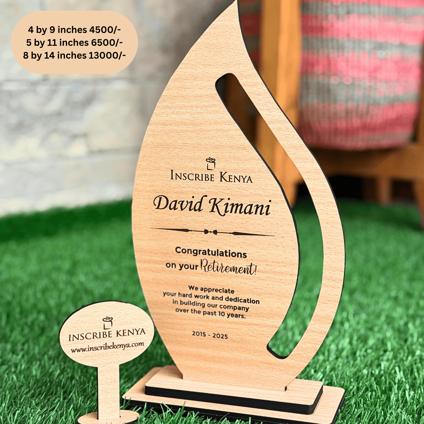 Wooden Cone Award.