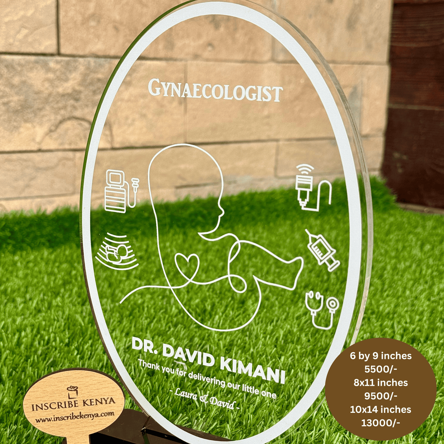 Gynecologist Oval Award.