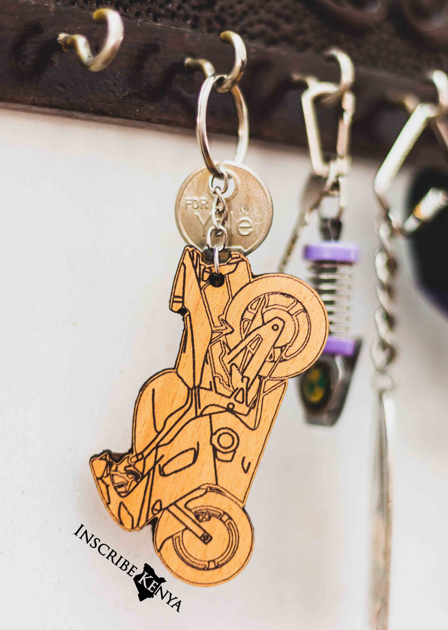 Bike keychain
