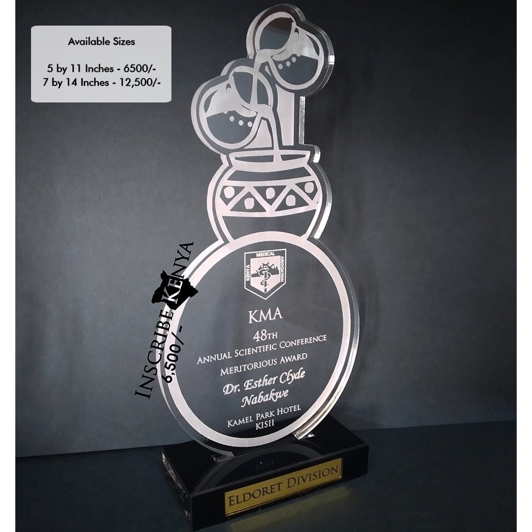Acrylic Pot Themed Plaque A030