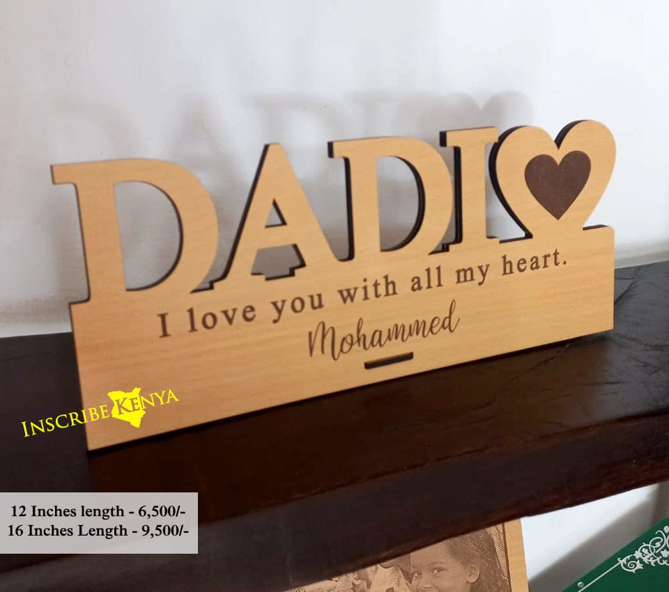 Carved Name Plaque