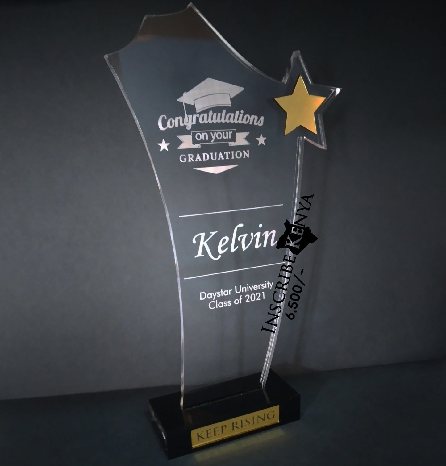 Acrylic Graduation Star Plaque