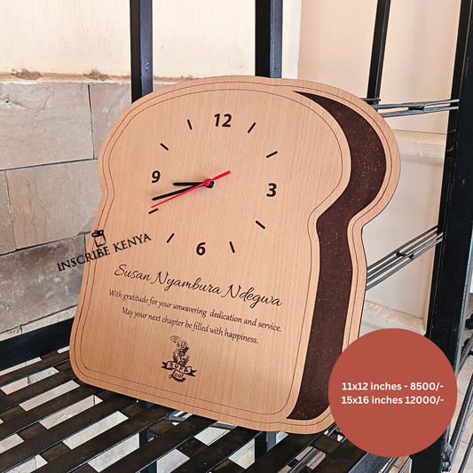 Bread SupaLoaf Backery wall clock