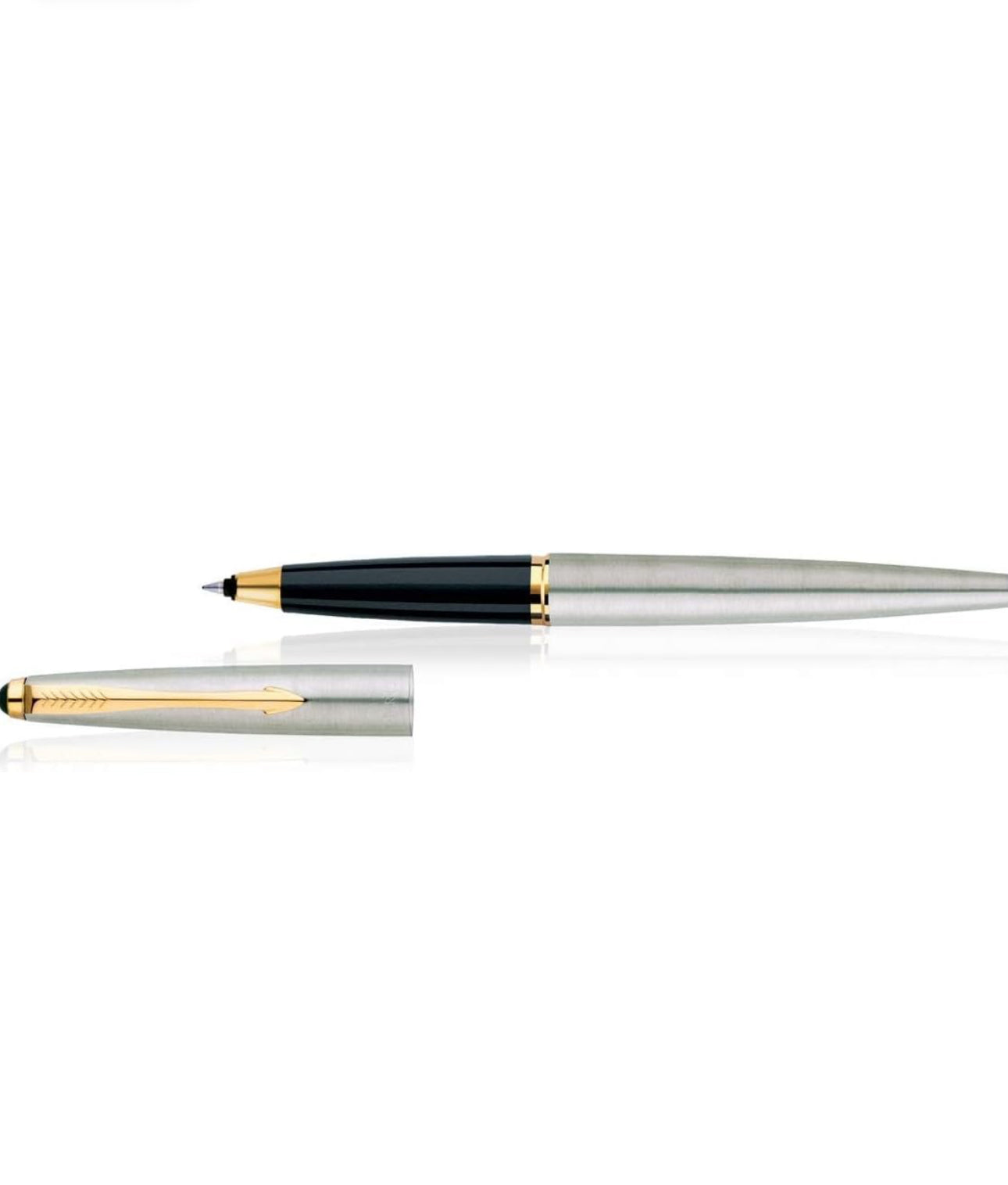 Parker Galaxy Standard Gold Trim Ball Pen - Black