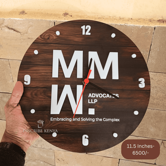 Wooden Round Clock