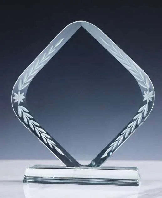 CR-45 Rhombus Crystal Award Trophy