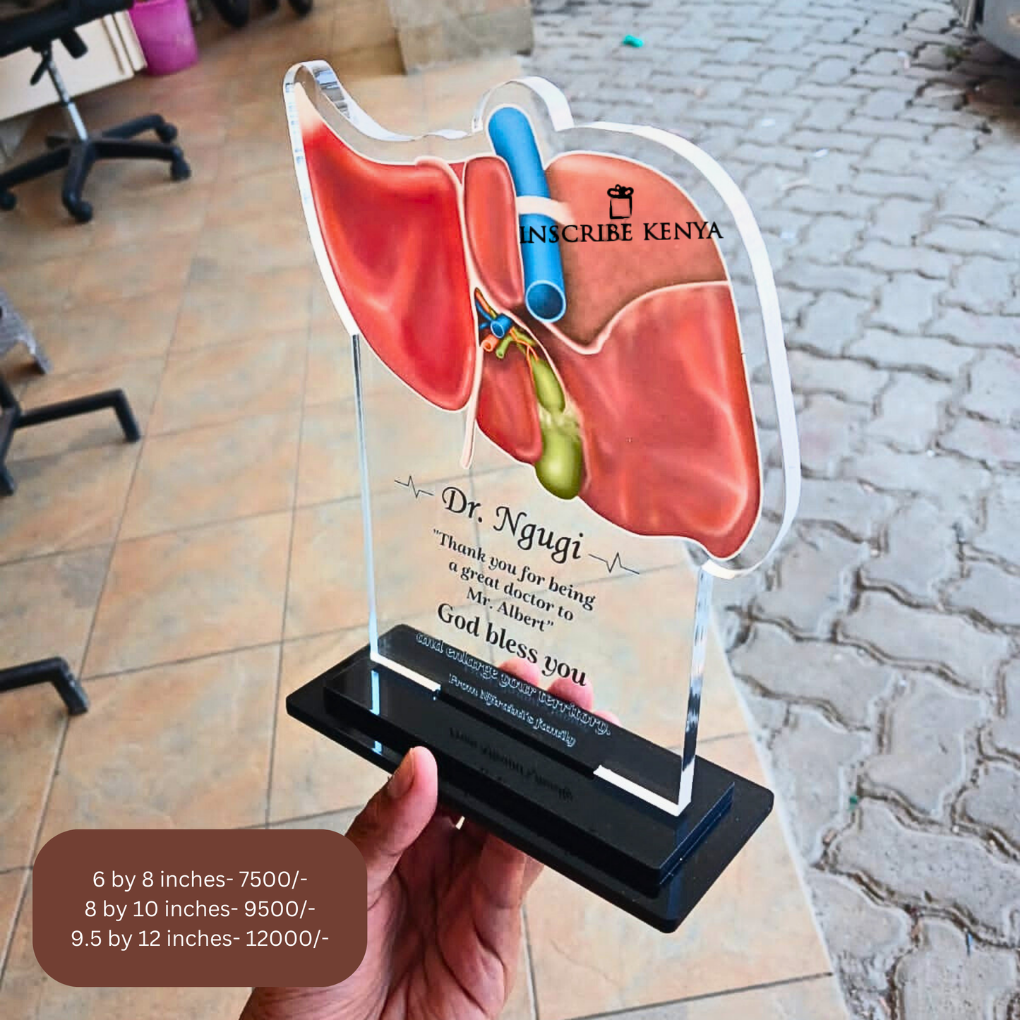 Gastroenterology Acrylic Doctor Award.