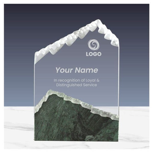 CR-38 Hilly Crystal Marble Award Trophy
