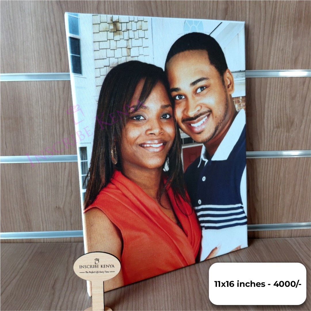 Personalized Photo Canvas Frame – Custom Printed Memory Canvas (A3 Size)