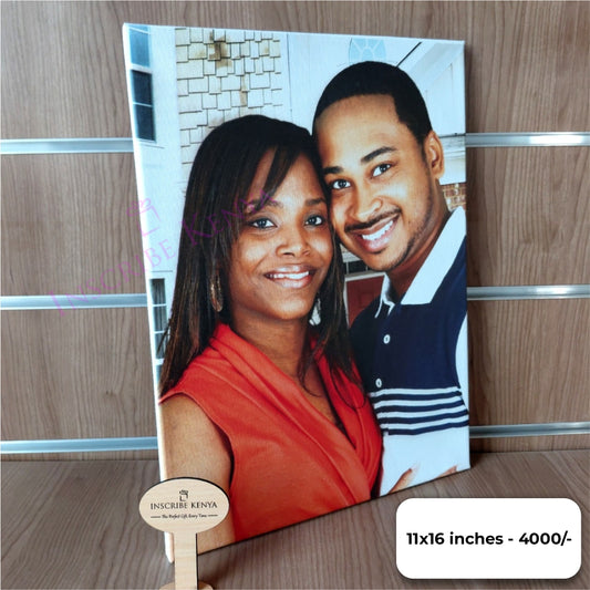 Personalized Photo Canvas Frame – Custom Printed Memory Canvas (A3 Size)