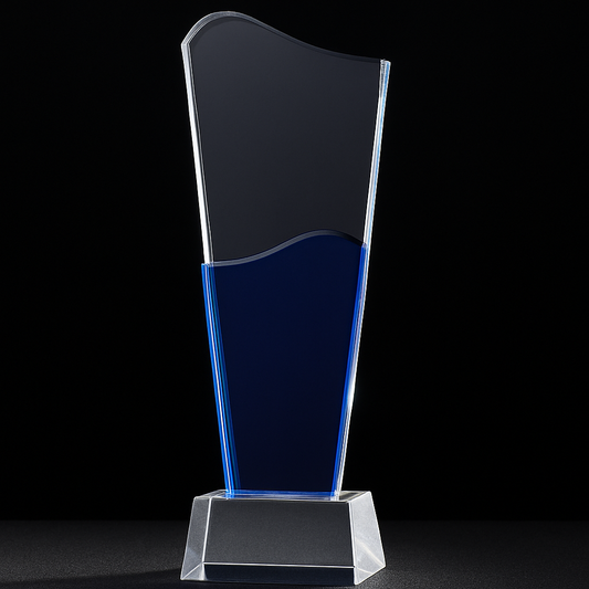 Apex Vision Crystal Glass Award Trophy