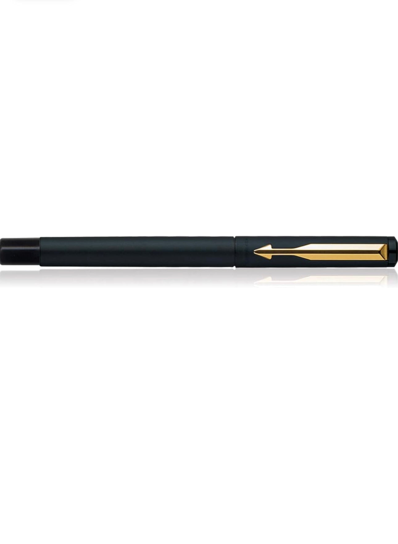 Parker Vector Matte Black Gold Trim Roller ball Pen