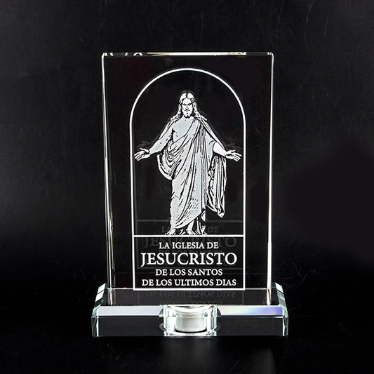 Tower LED Lighted Crystal Glass Award Trophy