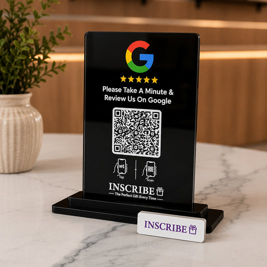 Personalized Google Review QR Code Plaque