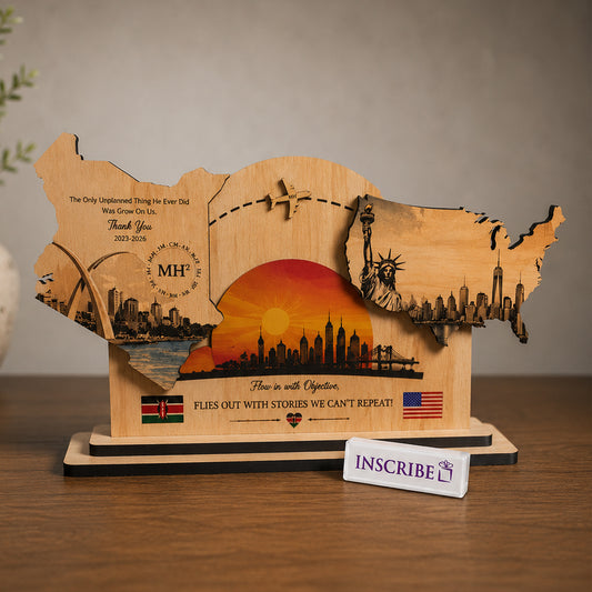 Personalized Farewell Keepsake Plaque
