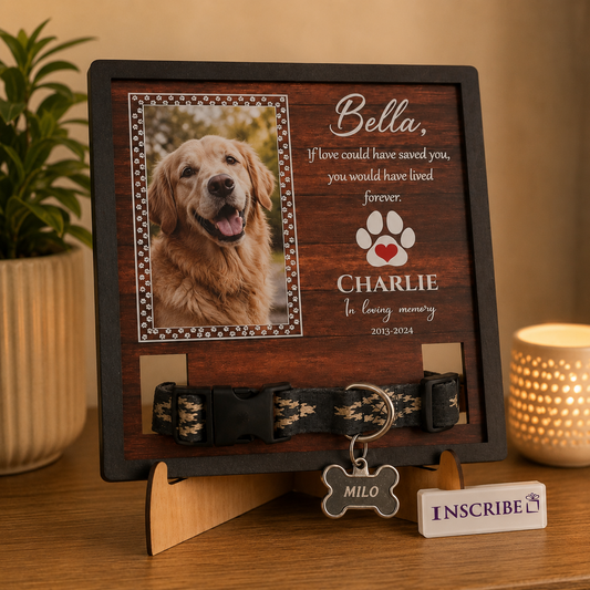 Personalized Pet Memorial Photo Plaque
