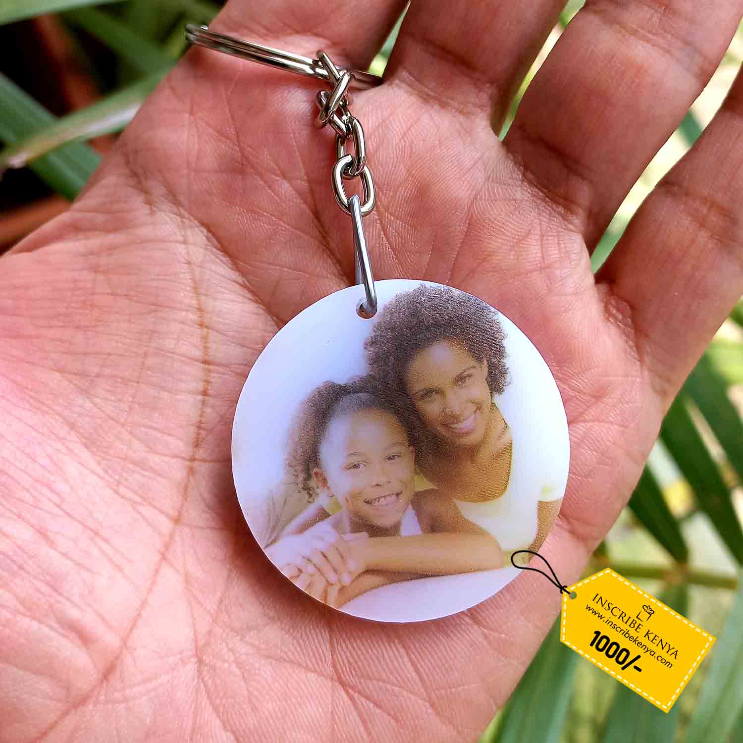 Round acrylic Photo keychain – InscribedGiftsKe