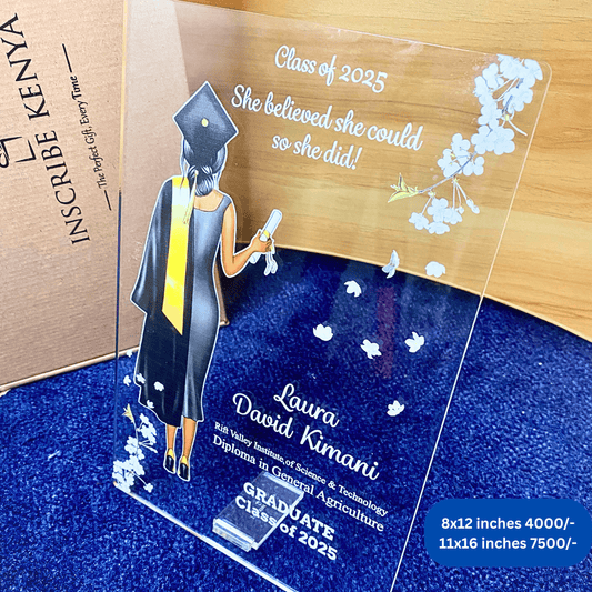 Acrylic Graduation Plaque.