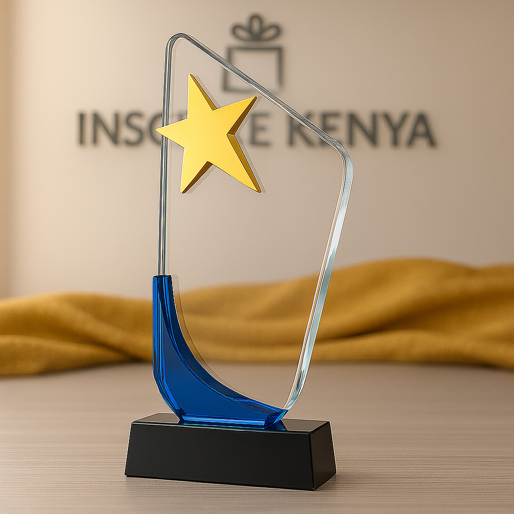 Starlight Crystal Glass Award Trophy