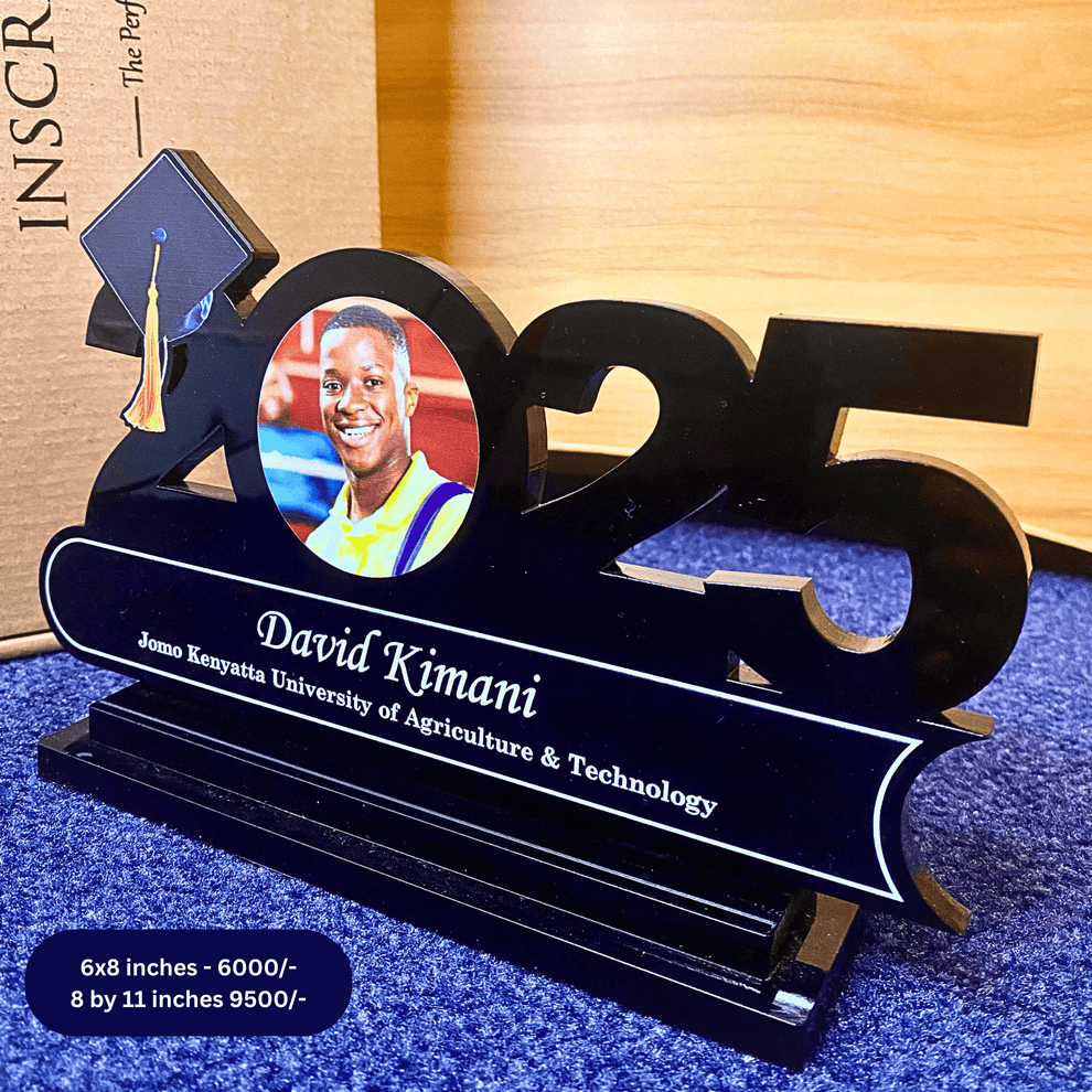 Acrylic Year Graduation Plaque. – InscribedGiftsKe