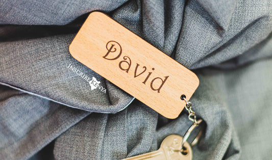 Simple Wooden Keychain