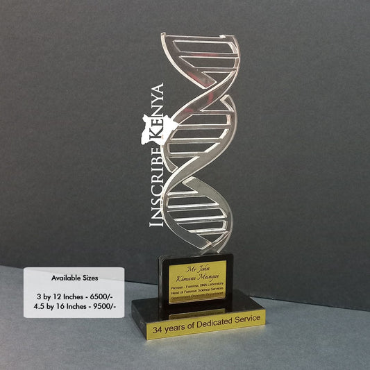 Acrylic DNA Themed Plaque A031