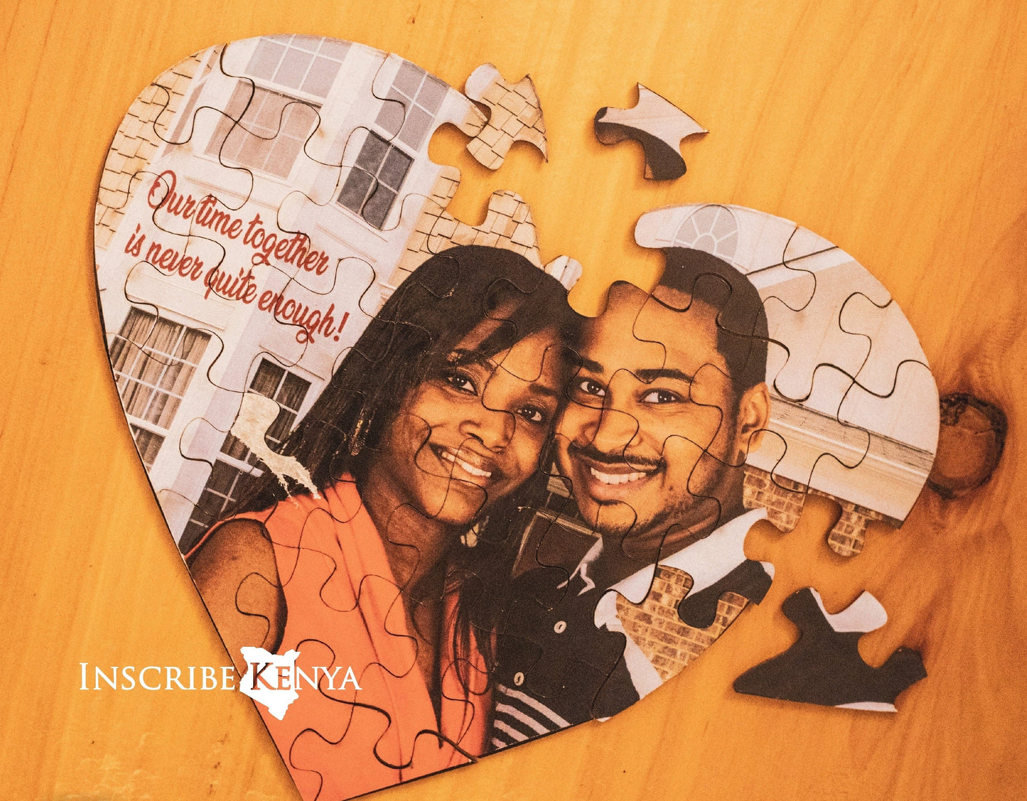 Heart-Shaped Acrylic Puzzle