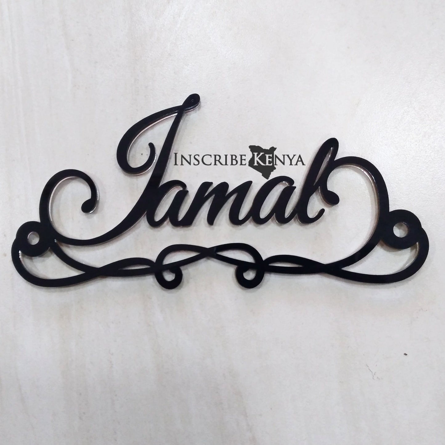 Acrylic Name Design Nameplate (13 Inches)