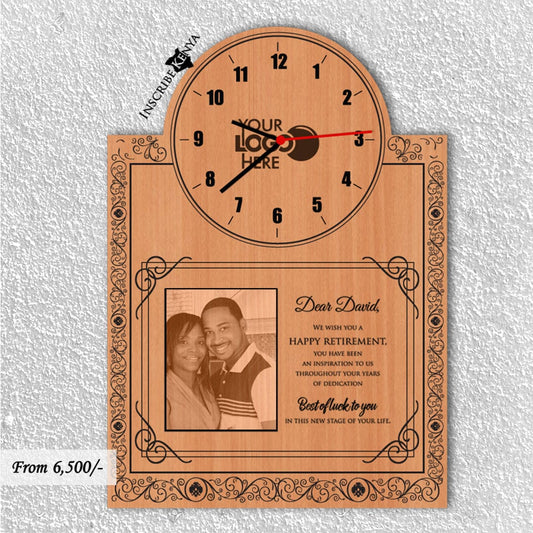 Wooden Certificate Wall Clock WC004